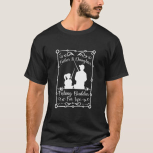 Far dotterfiskekanaler för livsmatchning t shirt