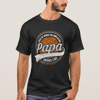 Far-dotterföräldrar Stark retro T Shirt