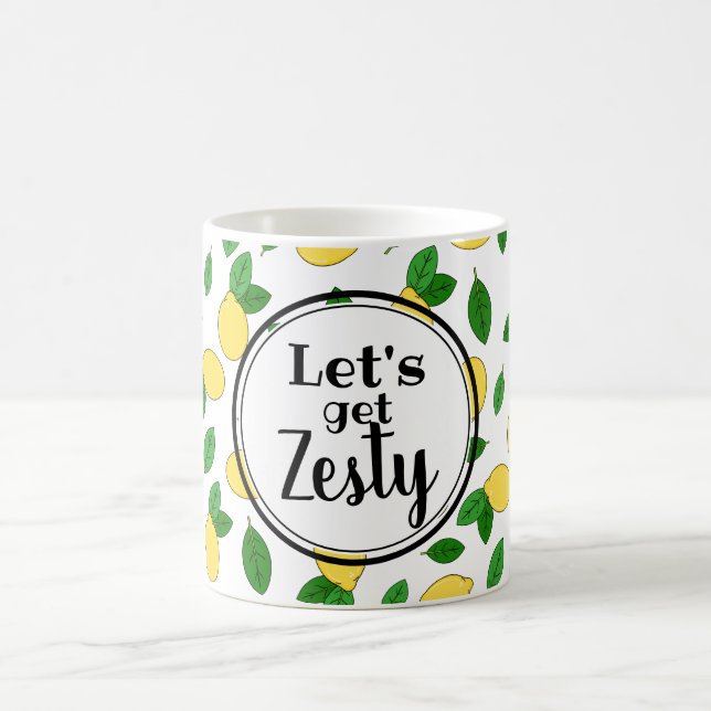 Får du Zety Funny Citote Lemon Clip art Mönster Kaffemugg (Center)