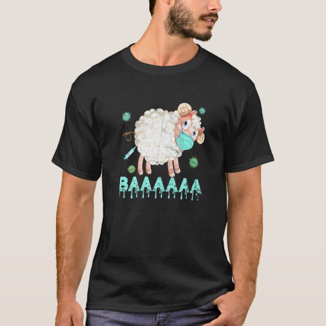 Får- eller fårskyddsmask, B T Shirt (Framsida)