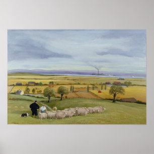 Får Farmer Isle of Sheppey Poster