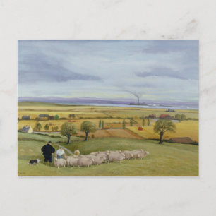 Får Farmer Isle of Sheppey Vykort