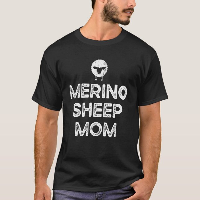 Får Farmer Mamma Mor - Avelsfår från Merino T Shirt (Framsida)