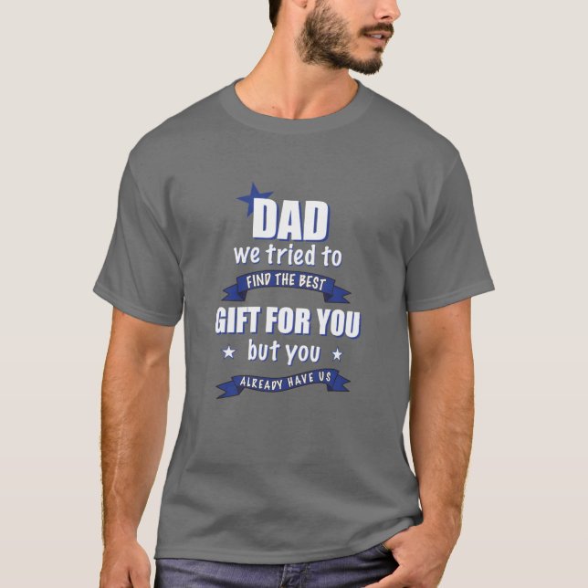 Far Fars dag Gift Manar Son Idea-pojken T Shirt (Framsida)