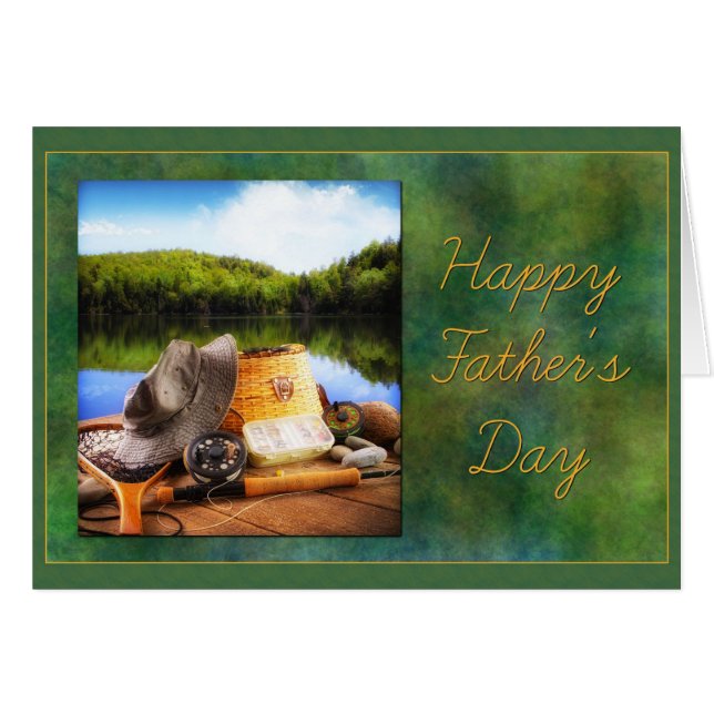 Far Fisking Spot Hälsningskort (Framsidan Horizontal)