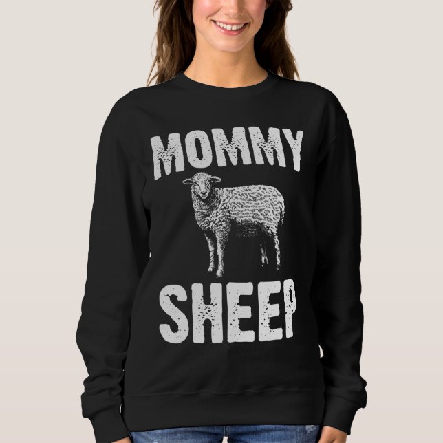 Får för Mamma Far ägare Flockdjur T Shirt (Framsida)