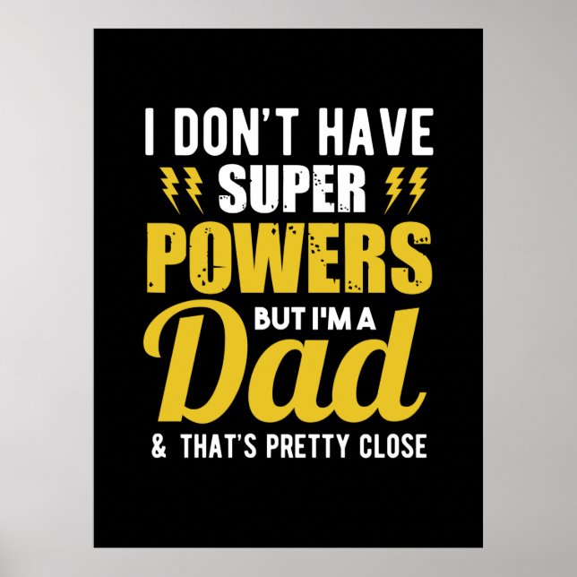 Far Gift | Jag har Topparna i Pappa Poster (Framsidan)