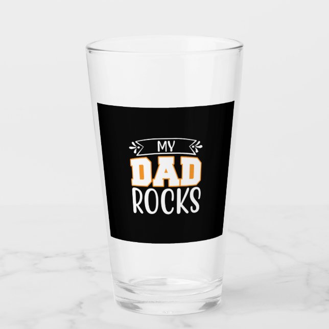 Far Gift My Pappa Sten Glaskopp (Framsida)