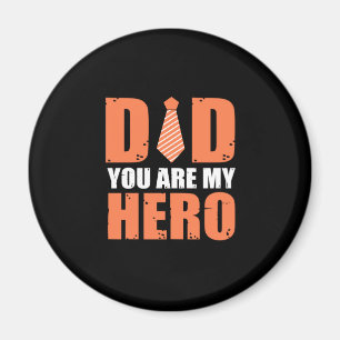 Far Gift Pappa du är min hjälte Magnet