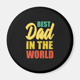 Far Gift Världens bästa Pappa Magnet