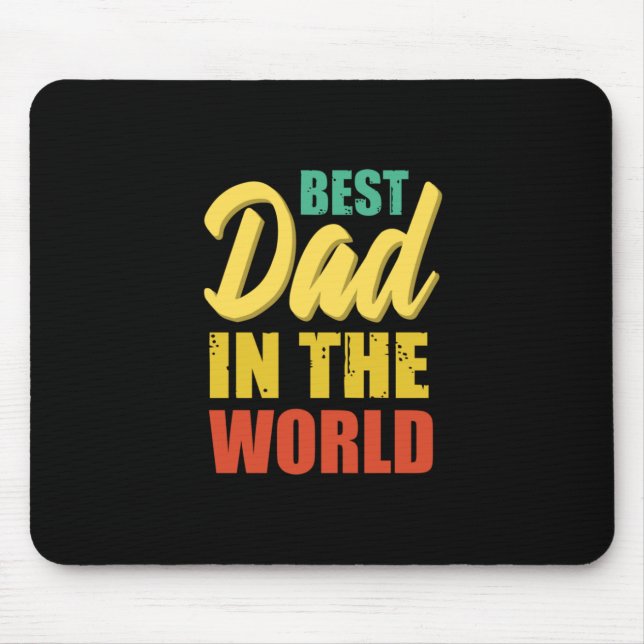 Far Gift | Världens bästa Pappa Musmatta (Framsidan)