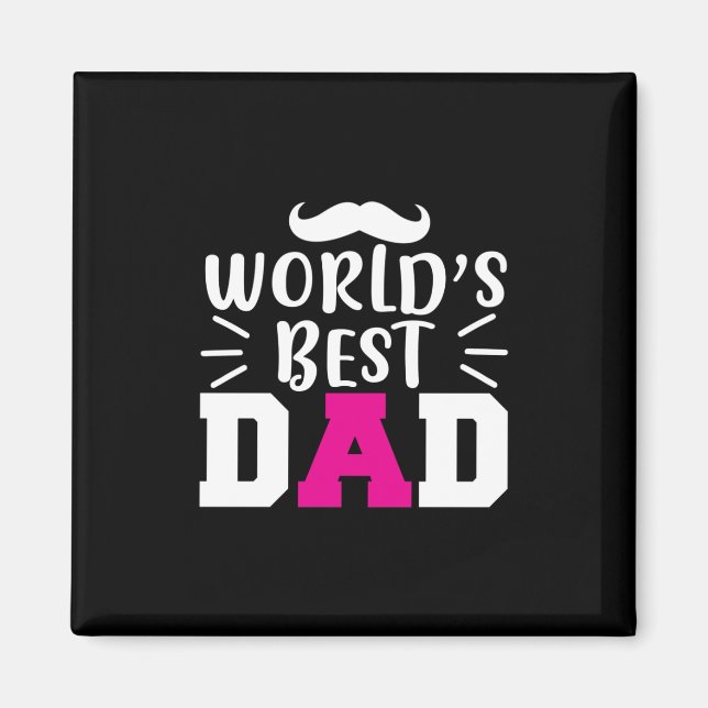 Far Gift World's Best Pappa Magnet (Framsidan)