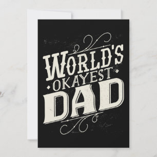 Far Gift Worlds Okayest Pappa Spara Datumet