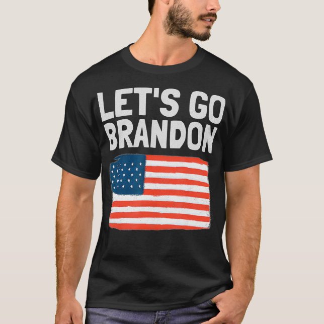 Får Go Brandon Funny Trending Parody Meme T Shirt (Framsida)