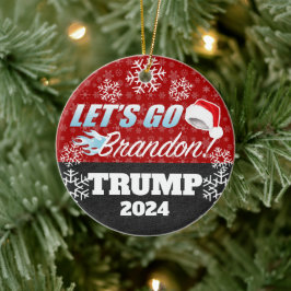 Får Go Brandon Trump 2024 Ornament