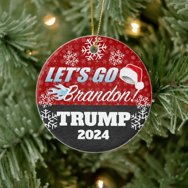 Får Go Brandon Trump 2024 Ornament (Träd)