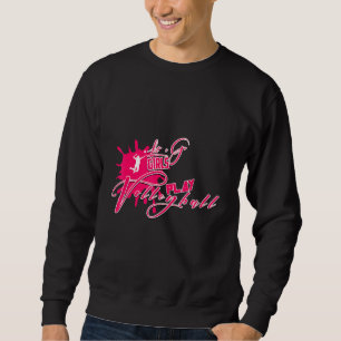 Får Go Girls spela Volleyball Design Beach Volleyb Lång Ärmad Tröja