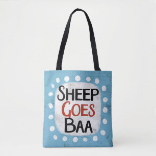 Får Goes Baa Tote Bag Tygkasse