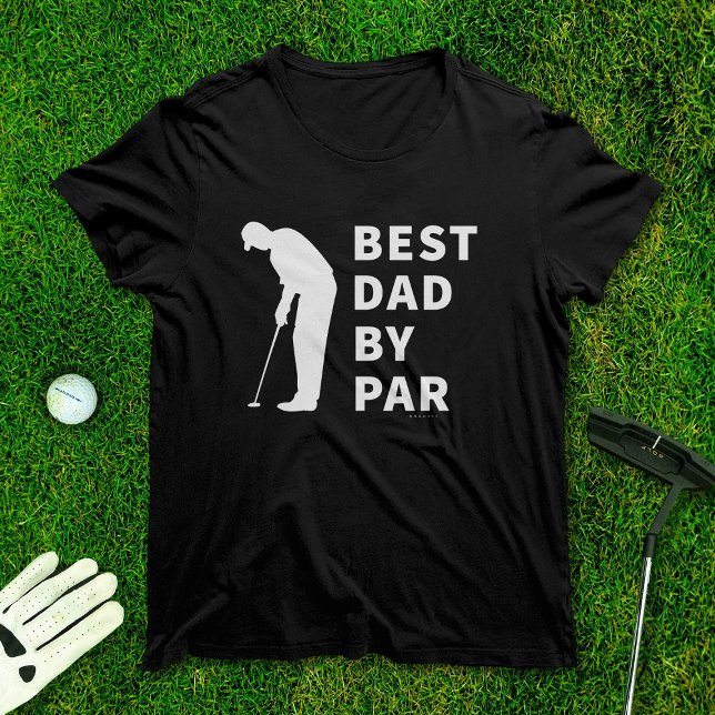 Far Golfing Funny Bästa Pappa efter Par Golf Humor T Shirt (Skapare uppladdad)