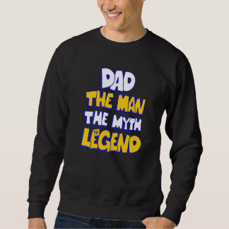 Far Grandpa Legend Inspirational Lång Ärmad Tröja