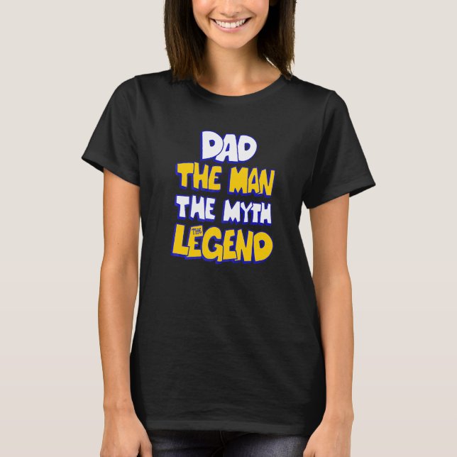 Far Grandpa Legend Inspirational T Shirt (Framsida)