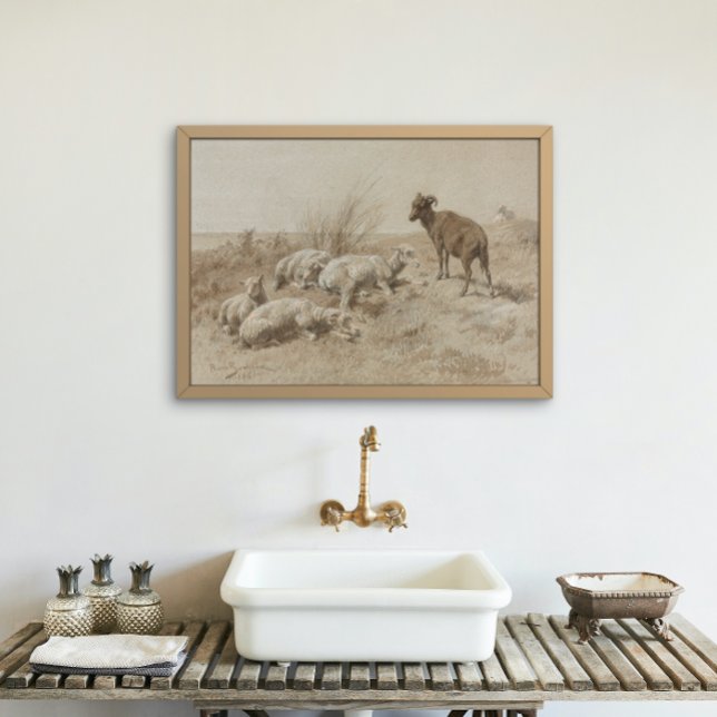 Får Graphite Artwork Poster (Skapare uppladdad)