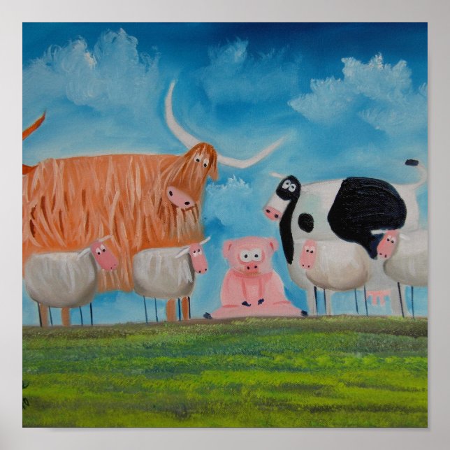 får gris poster (Framsidan)