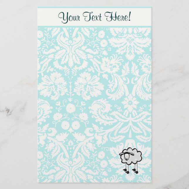 Får; Gulligt Brevpapper (Framsida)