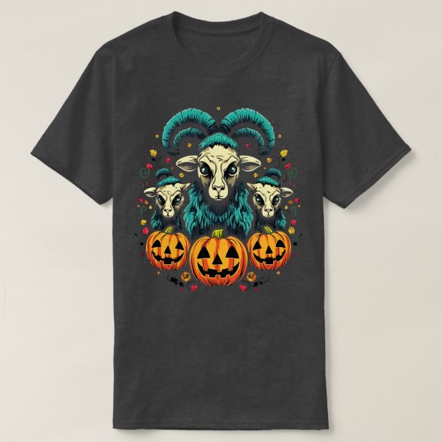 Får Halloween T Shirt (Design framsida)