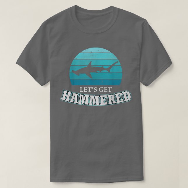 Får Hammerhead Shark bara en T Shirt (Design framsida)