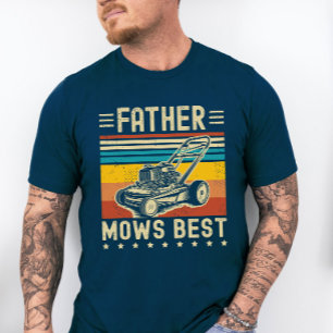 Far har den bästa Gräsmatta Mwing Pappa Vintage T Shirt