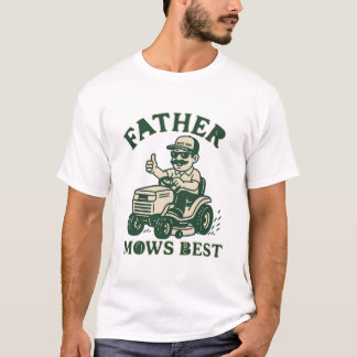 Far har den bästa Gräsmatta Retro Making Pappa T Shirt