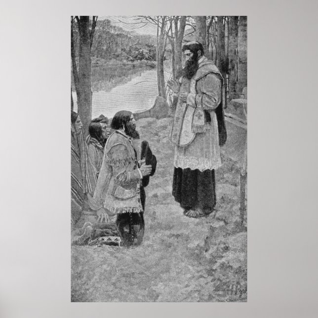 Far Hennepin Celebrating Mass Poster (Framsidan)