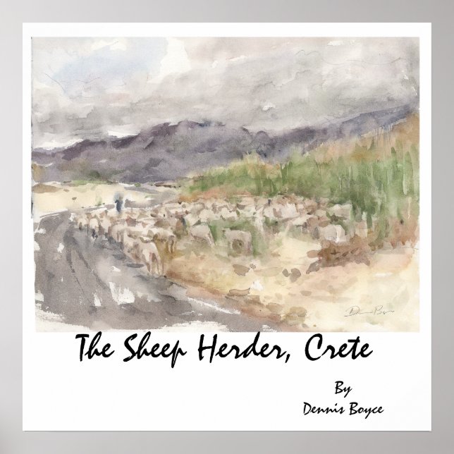Får Herder, Kreta.. Poster (Framsidan)