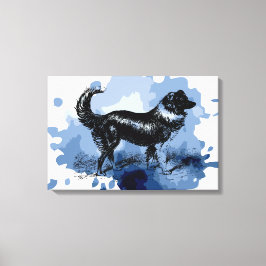 Får Hund Canvastryck