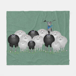 Får Hund Fleece Blanket