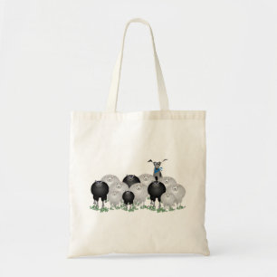 Får Hund Tote Bag Tygkasse