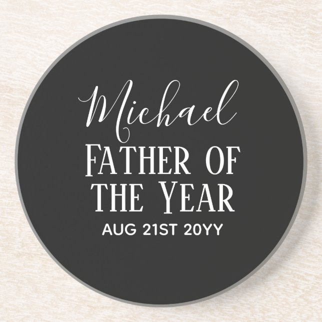 Far i ÅRET PAPPA Make Man CUSTOPM-TEXTEN Underlägg (Framsidan)