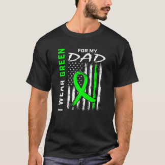 Far I Bära Grönt för min Pappa njursjukdom Awar T Shirt
