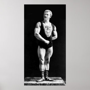 FAR i BODYBUILDING - EUGEN SANDOW 1893 Poster