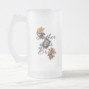 Far i Bride-Blommigten Frostat Ölglas