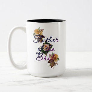 Far i Bride-Blommigten Två-Tonad Mugg
