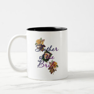 Far i Bride-Blommigten Två-Tonad Mugg
