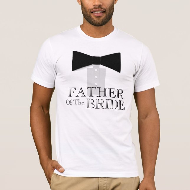 Far i Bride Bow Tie T-shirt (Framsida)