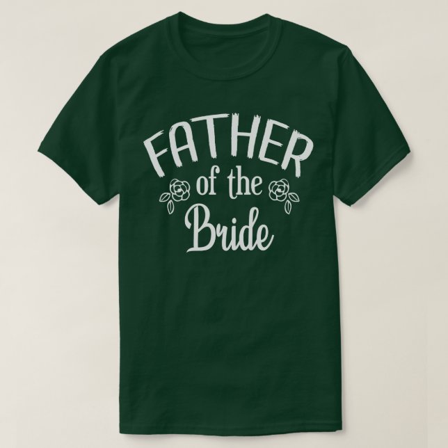 far i Bride Bröllop Rehearsal Middag Party T Shirt (Design framsida)