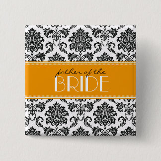 Far i Bride Damask-knappen i Orange Knapp