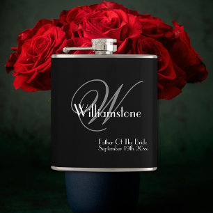 Far i Bride Gift Elegant Monogram Classic Fickplunta