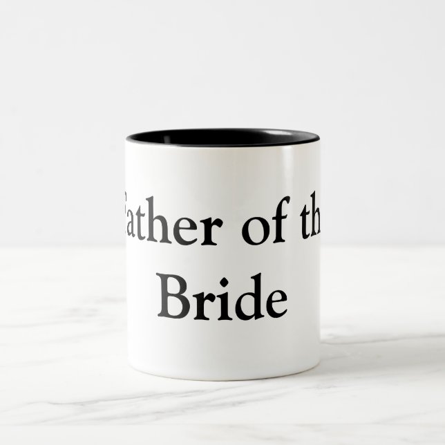 Far i Bride Gifts Två-Tonad Mugg (Center)