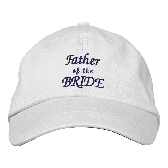 Far i Bride Justable Hat Broderad Keps (Framsida)