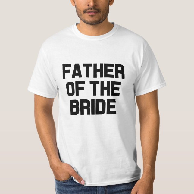 Far i Bride manar-skjortan Tee Shirt (Framsida)